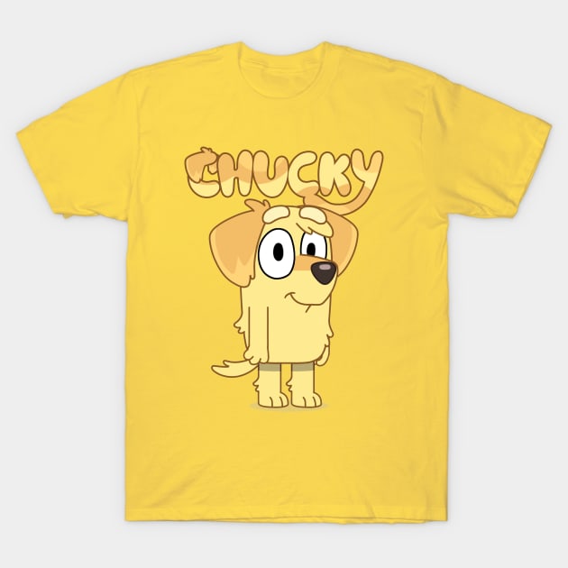 Chucky is a golden labrador T-Shirt by KOMIKRUKII